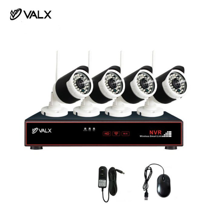 Valx VHC-3010 3.6mm 1.0mp 1080P İP Wi-Fi NVR Set-3