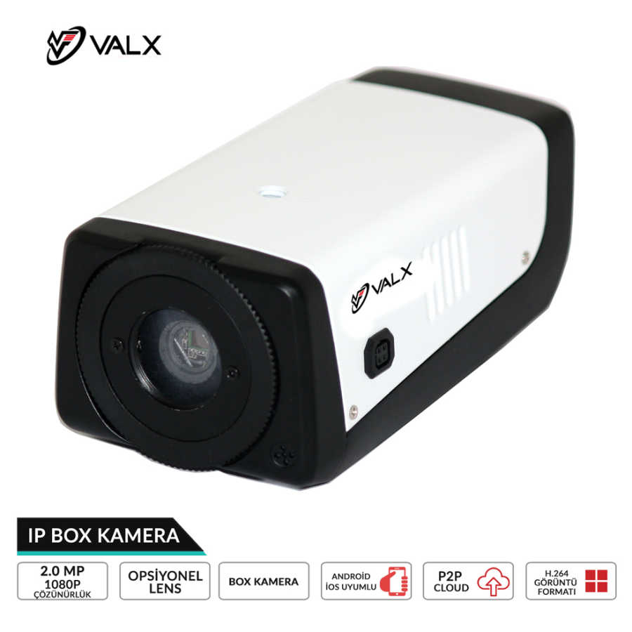 Valx VHC-8000 8.0Mp Box Hd Ip Kamera