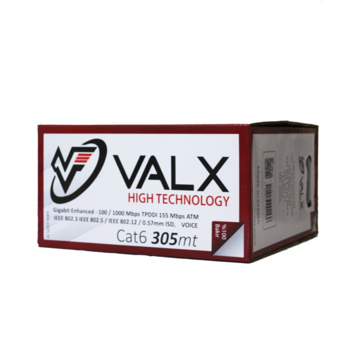 Valx VL-CAT06 305m Cat6 0,57mm 100-100 Bakır Kablo-2