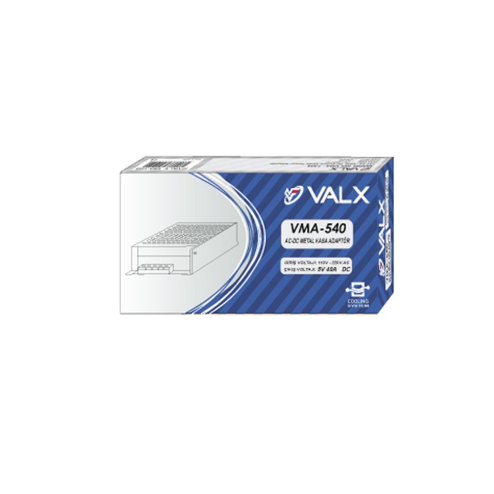 Valx VMA-540 5V 40A 200W Metal Kasa Adaptör-1