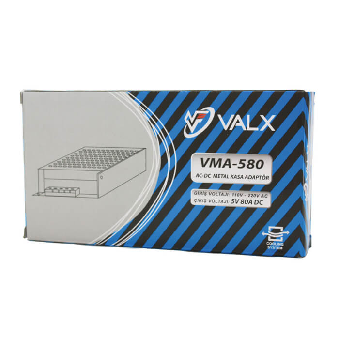 Valx VMA-580 5V 80A 400W Metal Kasa Adaptör-1