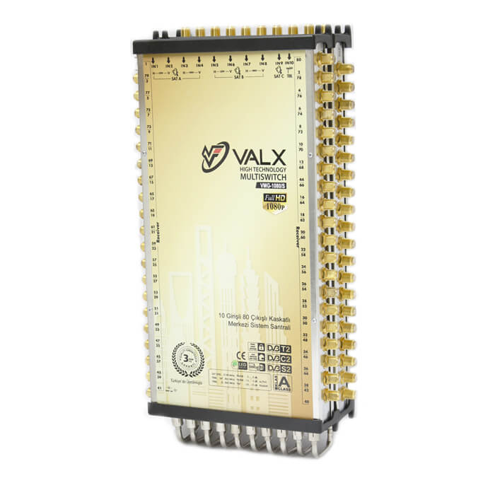 Valx VMG-1064V 64 Gold Çıkışlı Merkezi Sistem Santrali